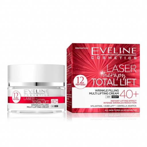 Eveline Laser Therapy Total Lift 40+ Wrinkle Filling Day & Night Cream - 50ml