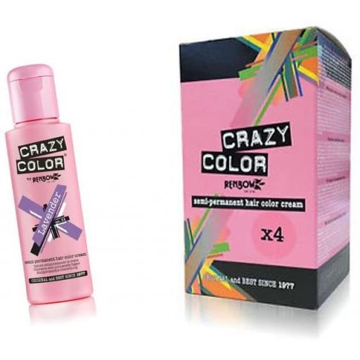 Crazy Color Semi-Permanent Lavender Hair Dye