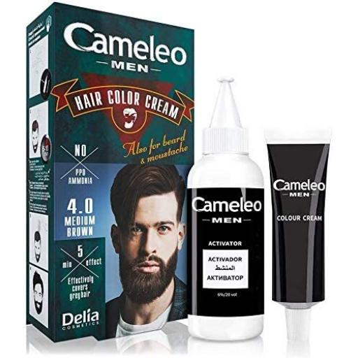 Cameleo Men - Permanent Hair Dye | Medium brown Colour 30ml