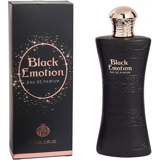 Real Time Eau de Parfum for Women, Black Emotion, 100 ml