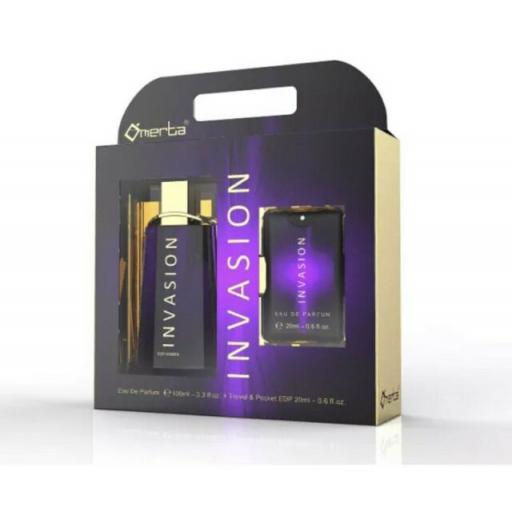 Omerta - Invasion, 100ml Perfume Shower Gel & 20ml Pocket Perfume, Gift set