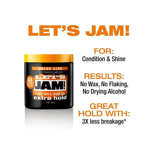 Let's Jam Condition & Shine Gel - Extra Hold, 4.4 oz.