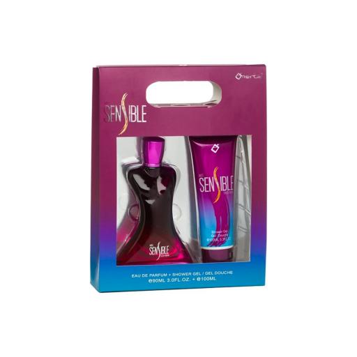 OMERTA Gift set perfume and shower gel"Miss Sensitive" for Women, 90 ml