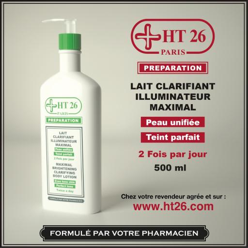 HT26 Paris Preparation Maximal brightening clarifying body lotion