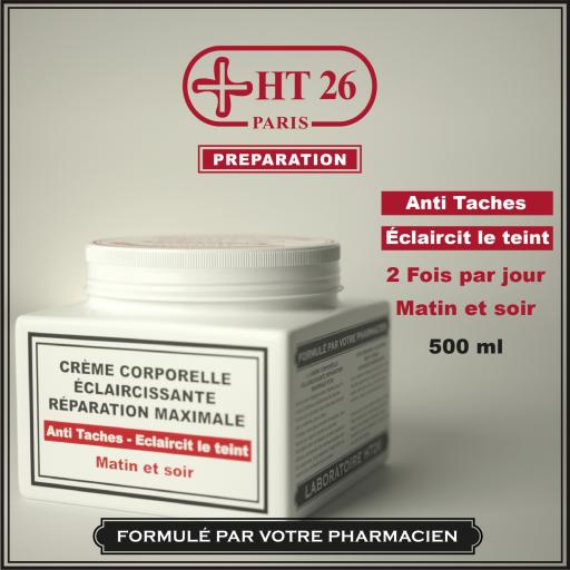 HT26 Paris Preparation maximal bleaching body cream intensive reparation