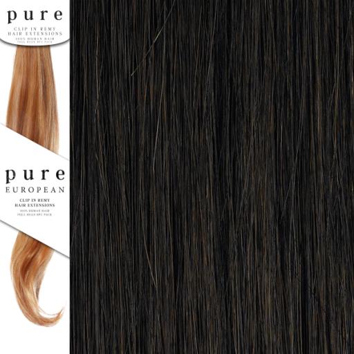 Pure Clip In Remy Hair Extension 18'' Colour - 4