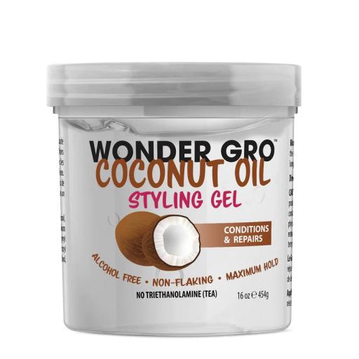 Wonder Gro Coconut Oil Styling Gel 16oz