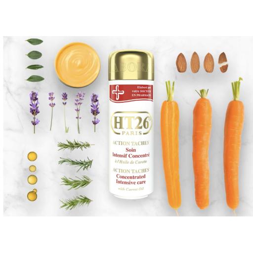HT26 Paris Action Taches with Carrot Oil body lotion