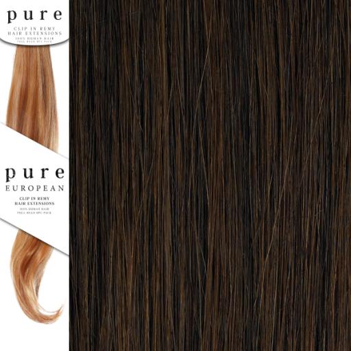 Pure Clip In Remy Hair Extension 22'' Colour - 5