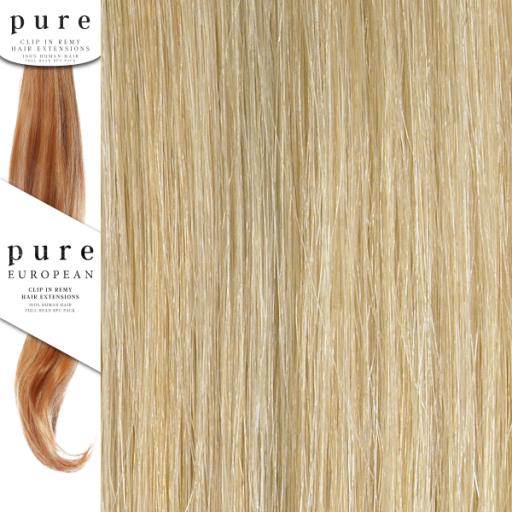 Pure Clip In Remy Hair Extension 18'' Colour - 24/SB