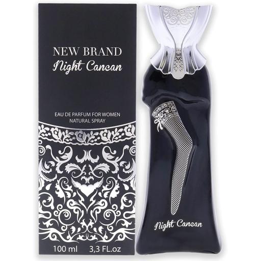 Night Cancan perfume from New Brand, can eau de perfume for women
