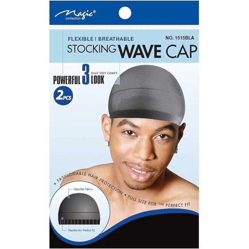 Magic Stocking Wave Cap Black